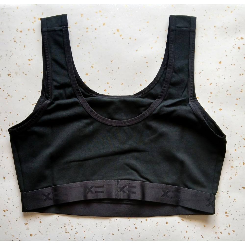 NEW TomboyX Essentials Soft Bra - Black Size Large - Picture 3 of 5